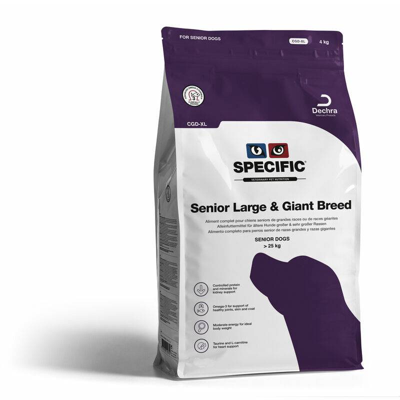Specific CGD-XL Senior Large Giant sausā suņu barība senioriem 4 kg